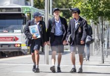 An evolving city on our doorstep Students walking